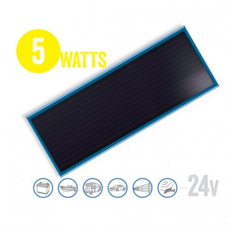 Panel Solar Plano Solarflat 5 Watt, 24V