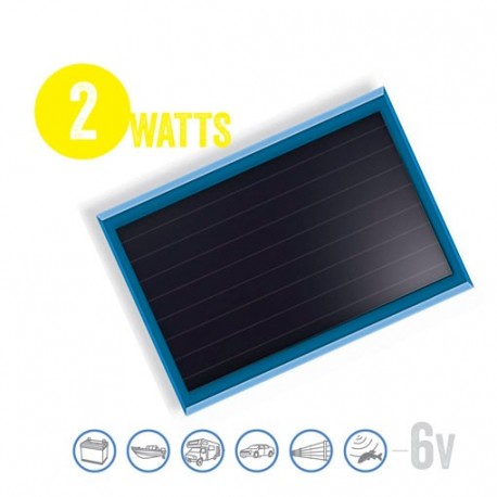 Panel Solar Plano Solarflat 2 Watt, 6V